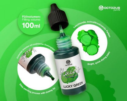 Octopus Fluids Alkoholtinte Basic Lucky Green, 100 ml