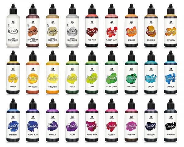 Octopus Fluids Inchiostro a base di alcol Fluid Art/Resina SNOWFLAKE Bianco 100 ml