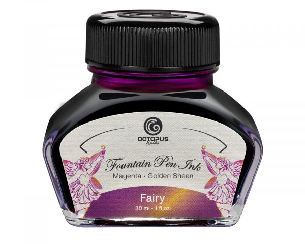 Octopus Fluids Encre pour Stylo Plume Collection Sheen Ink Fairy Violet