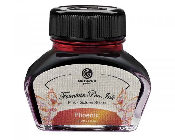 Encre pour stylo plume Octopus Fluids Sheen Ink Phoenix Orange