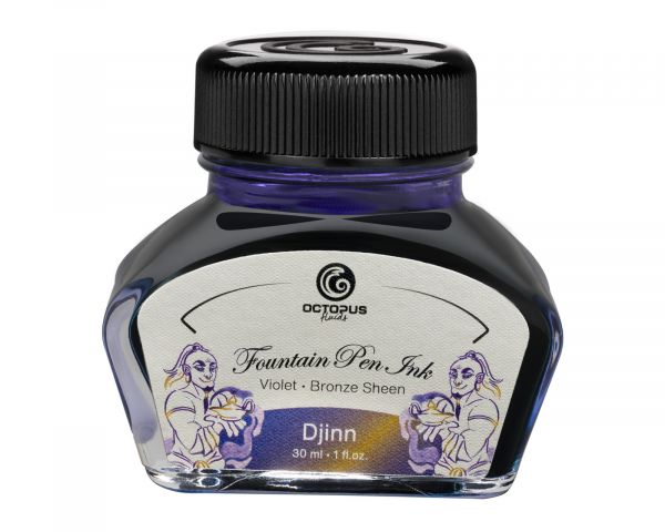 Octopus Fluids Encre pour stylo plume Sheen Djinn Bleu
