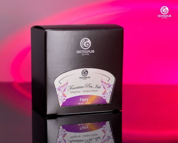 Octopus Fluids Encre pour Stylo Plume Collection Sheen Ink Fairy Violet