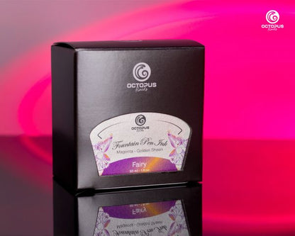 Octopus Fluids Encre pour Stylo Plume Collection Sheen Ink Fairy Violet