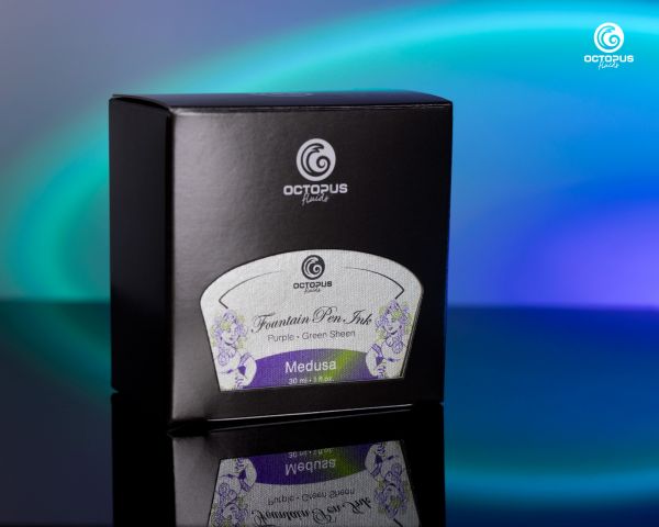 Octopus Fluids Inchiostro per stilografica collezione Sheen Ink Medusa Violett Edizione Limitata