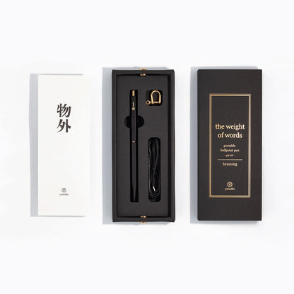 YSTUDIO Kugelschreiber, Classic Revolve, Portable schwarz