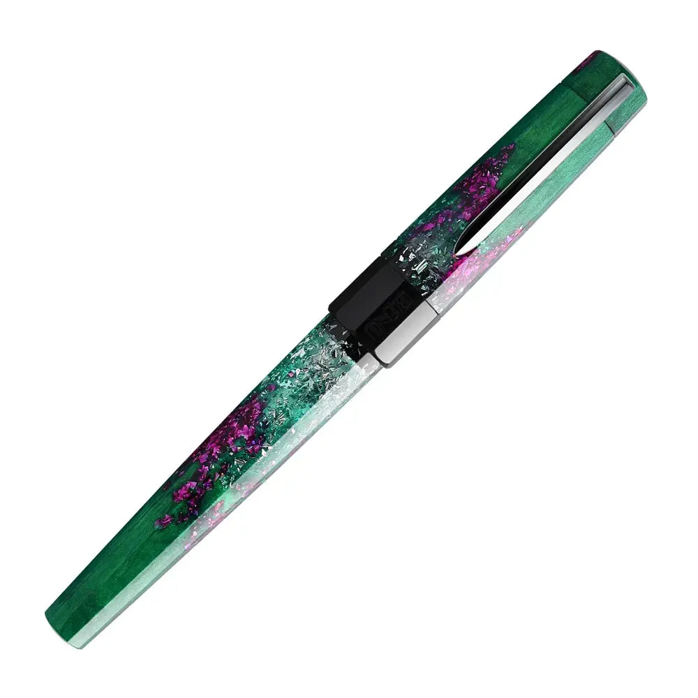 Penna stilografica BENU Euphoria gunmetal, Pink guava