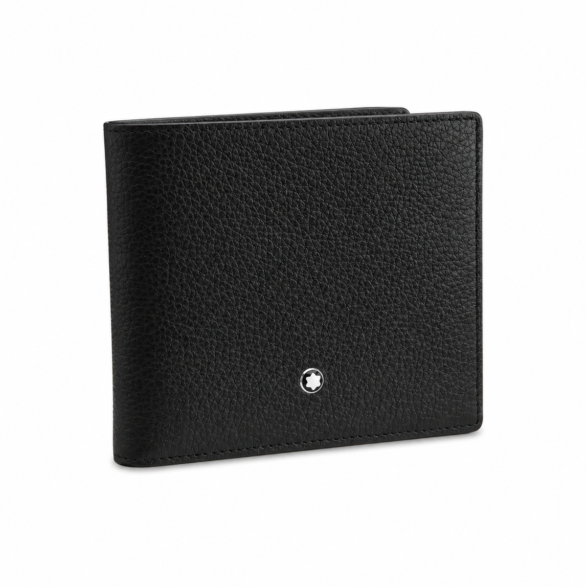 Montblanc, Portafoglio Meisterstück Soft Grain, portafoglio 8 scomparti per carte di credito nero