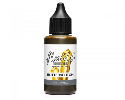 Octopus Fluids Inchiostro per resina a base di alcol BUTTERSCOTCH giallo trasparente