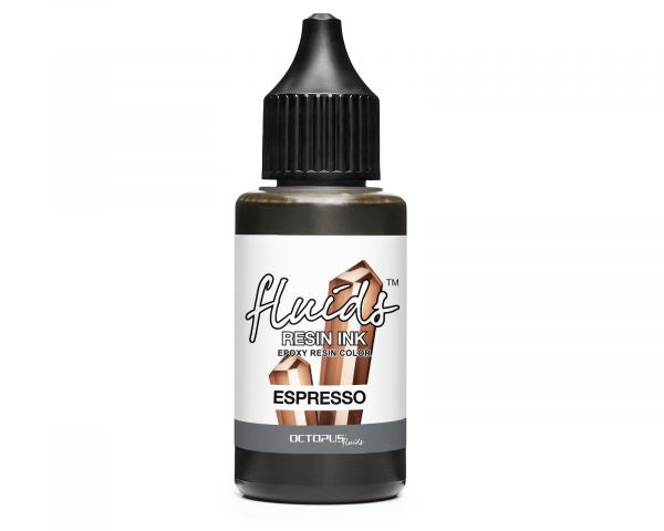 Octopus Fluids Resin Ink Espresso Marrone trasparente