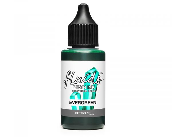 Octopus Fluids Resin Ink EVERGREEN Encre à l'alcool pour résine Encre de résine pour résine de coulée vert