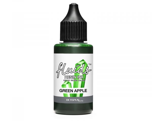 Octopus Fluids Resin Ink Green Apple Transparentes Grün