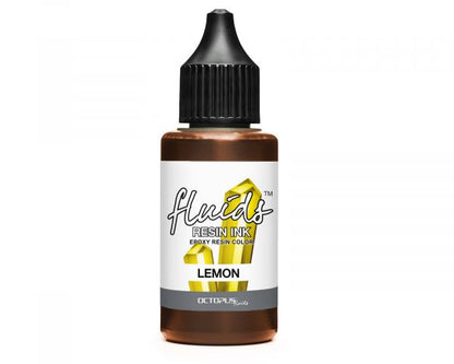 Octopus Fluids Resin Ink LEMON Alcohol Ink Gelb transparent