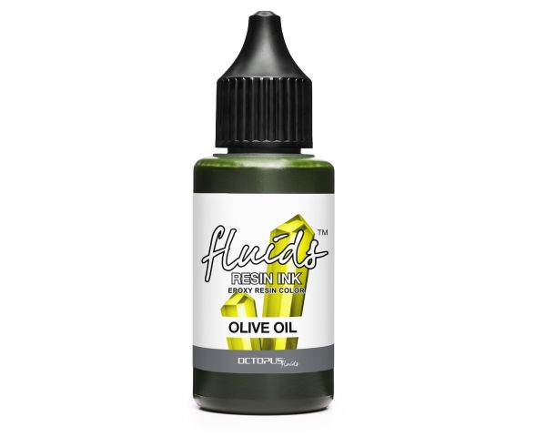 Octopus Fluids Encre Résine HUILE D'OLIVE Vert Transparent