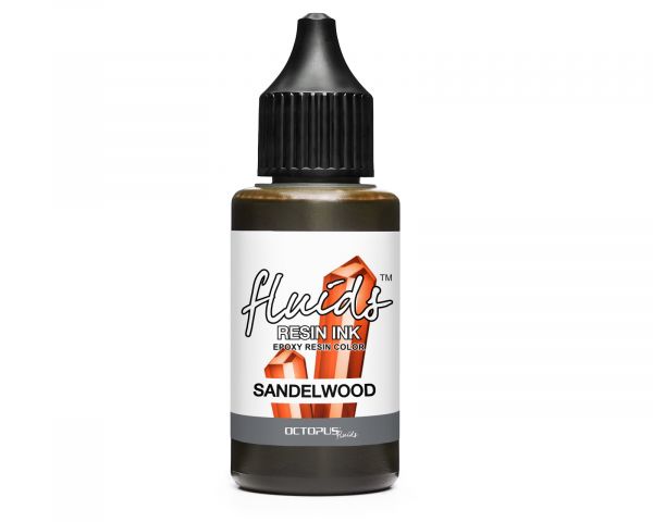 Octopus Fluids Resin Ink SANDELWOOD marrone trasparente