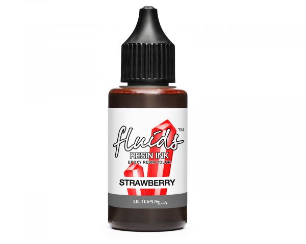 Octopus Fluids Resin Ink STRAWBERRY rosso trasparente