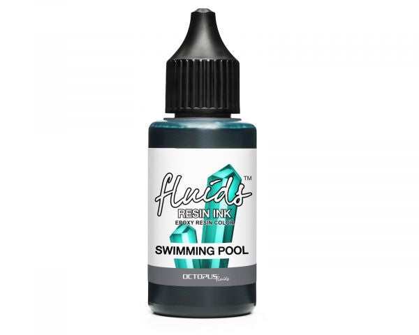 Octopus Fluids Resin Ink Swimming Pool Turchese trasparente