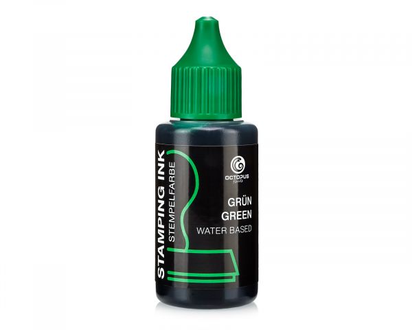 Octopus Fluids Stempelfarbe ölfrei Grün 30 ml