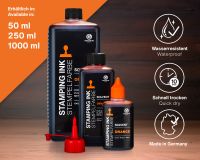 Octopus Fluids Solvent inchiostro per timbri arancione velato