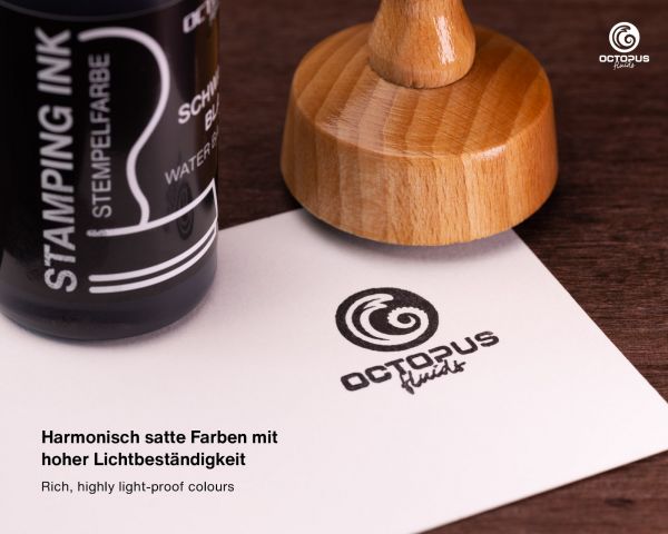 Octopus Fluids Encre Tampon Noire 30 ml