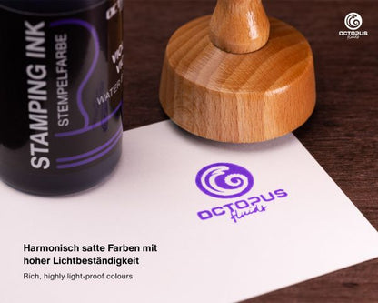 Inchiostro per timbri Octopus Fluids senza olio viola 30 ml