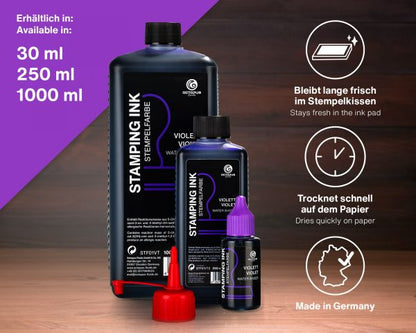 Inchiostro per timbri Octopus Fluids senza olio viola 30 ml