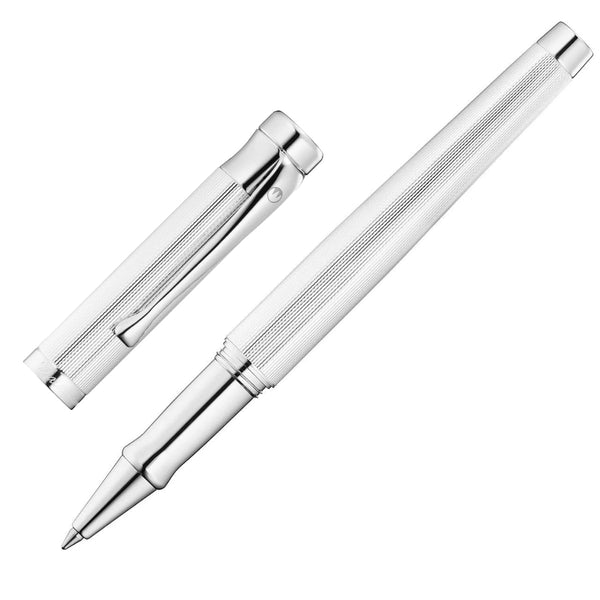 Waldmann, Tintenroller Tango, feines Korn, silber