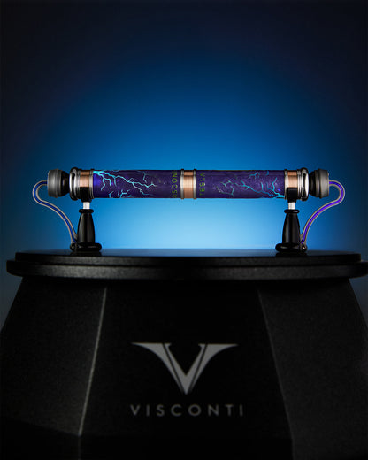 Penna stilografica Visconti Tesla, oro 18k, edizione limitata