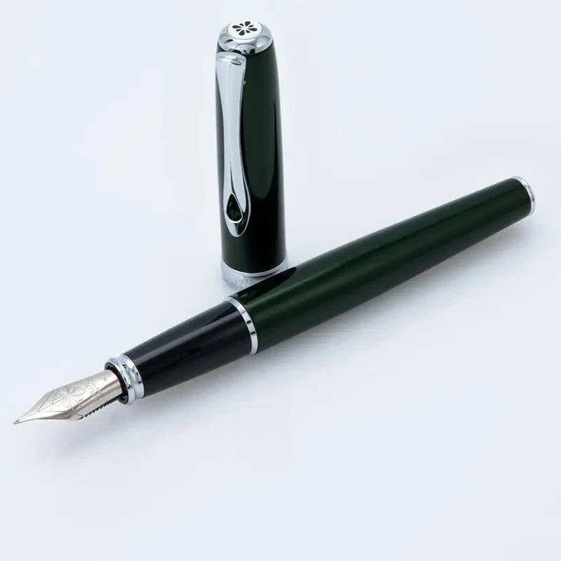 Diplomat, Stylo plume Excellence A2, chrome, Evergreen