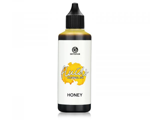 Octopus Fluids Alcohol Ink Basic Honey 100 ml inchiostro a base di alcol marrone