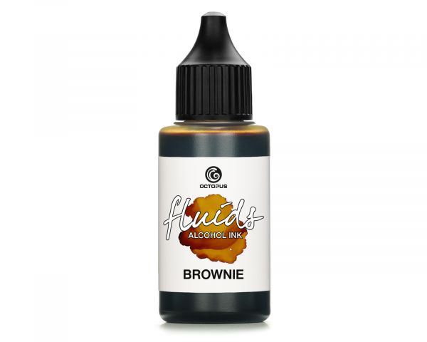 Octopus Fluids Inchiostro a base di alcol Basic Brownie Marrone 30 ml