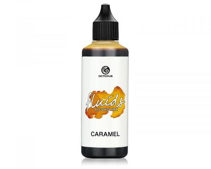 Octopus Fluids Inchiostro a base di alcol Octopus Fluids Basic Caramel Brown 100 ml