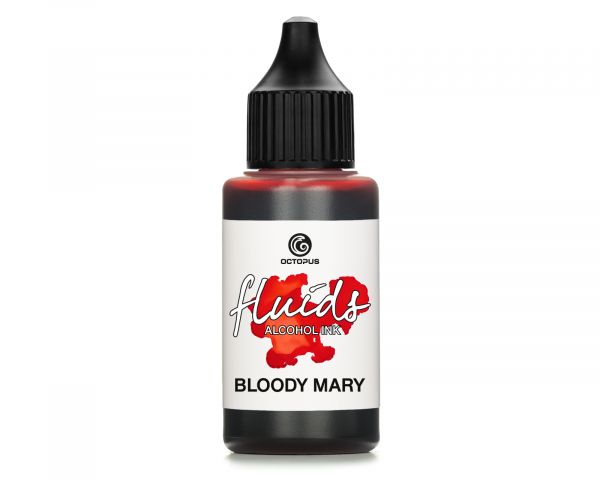 Octopus Fluids Inchiostro a base di alcol Basic Bloody Mary Rosso