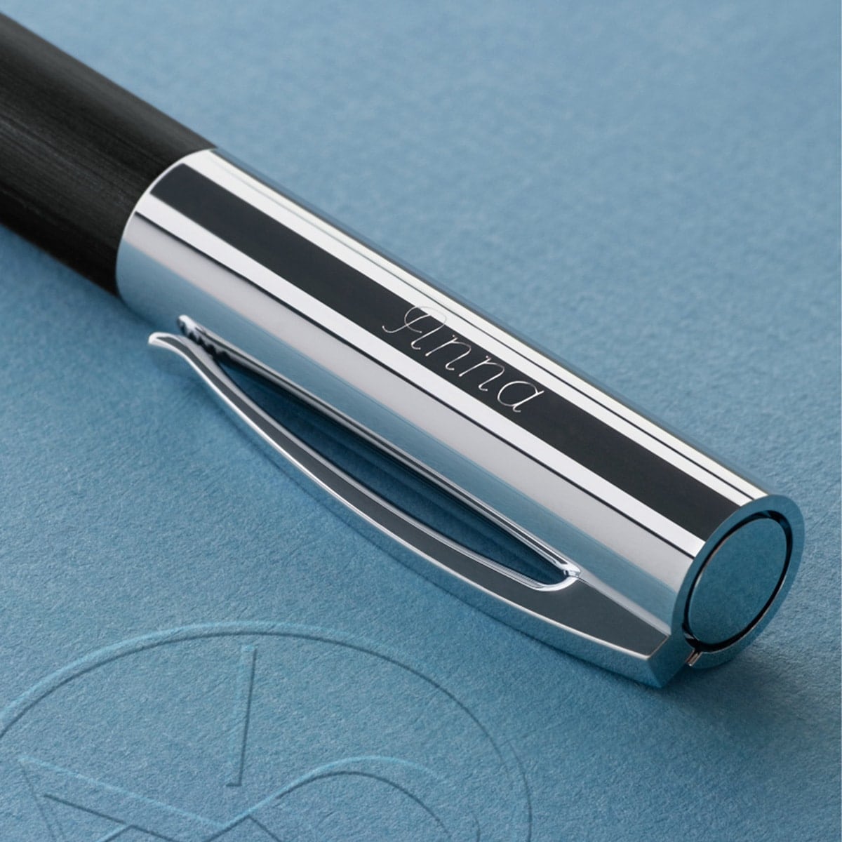 Faber-Castell, Rollerball Ambition, resina pregiata, nero