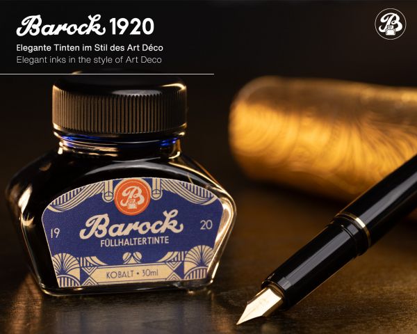Set di 6 flaconi in vetro Octopus Inchiostri da scrittura collezione Barocco 1920 Edizione limitata 30 ml