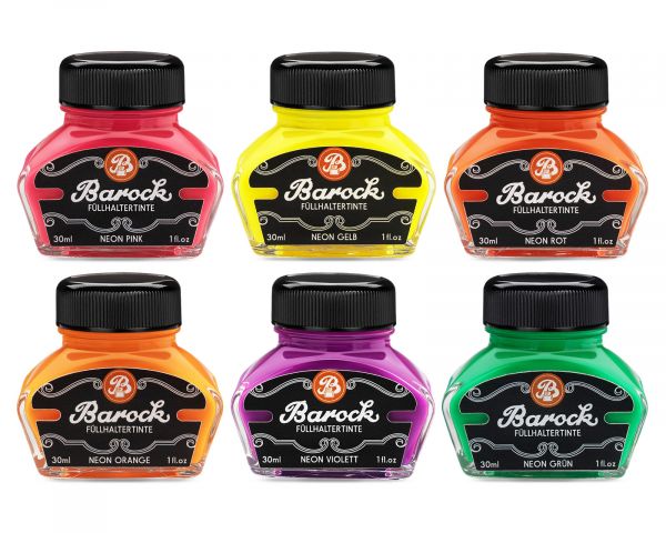 Inchiostro per penna stilografica BAROCK Neon Pink Edizione Limitata