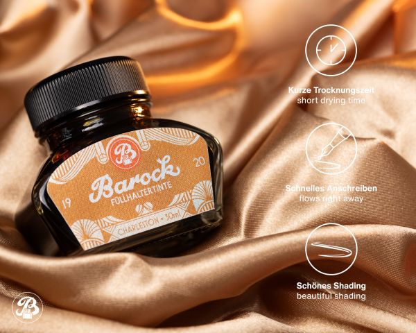 Set di 6 flaconi in vetro Octopus Inchiostri da scrittura collezione Barocco 1920 Edizione limitata 30 ml