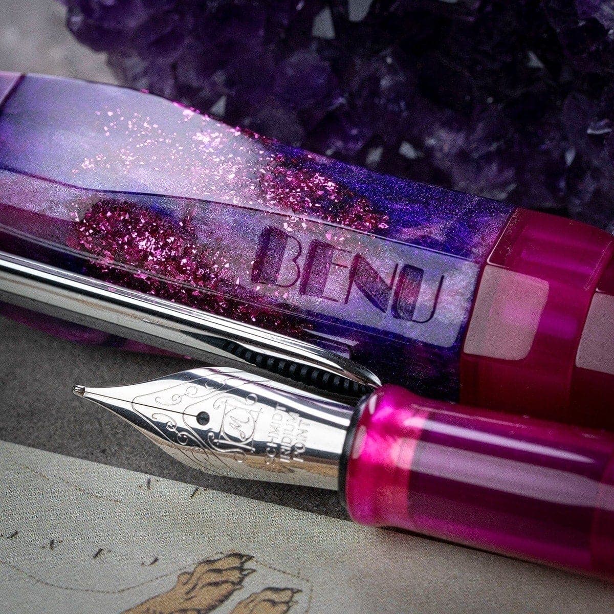 Penna stilografica BENU AstroGem gunmetal, Juno
