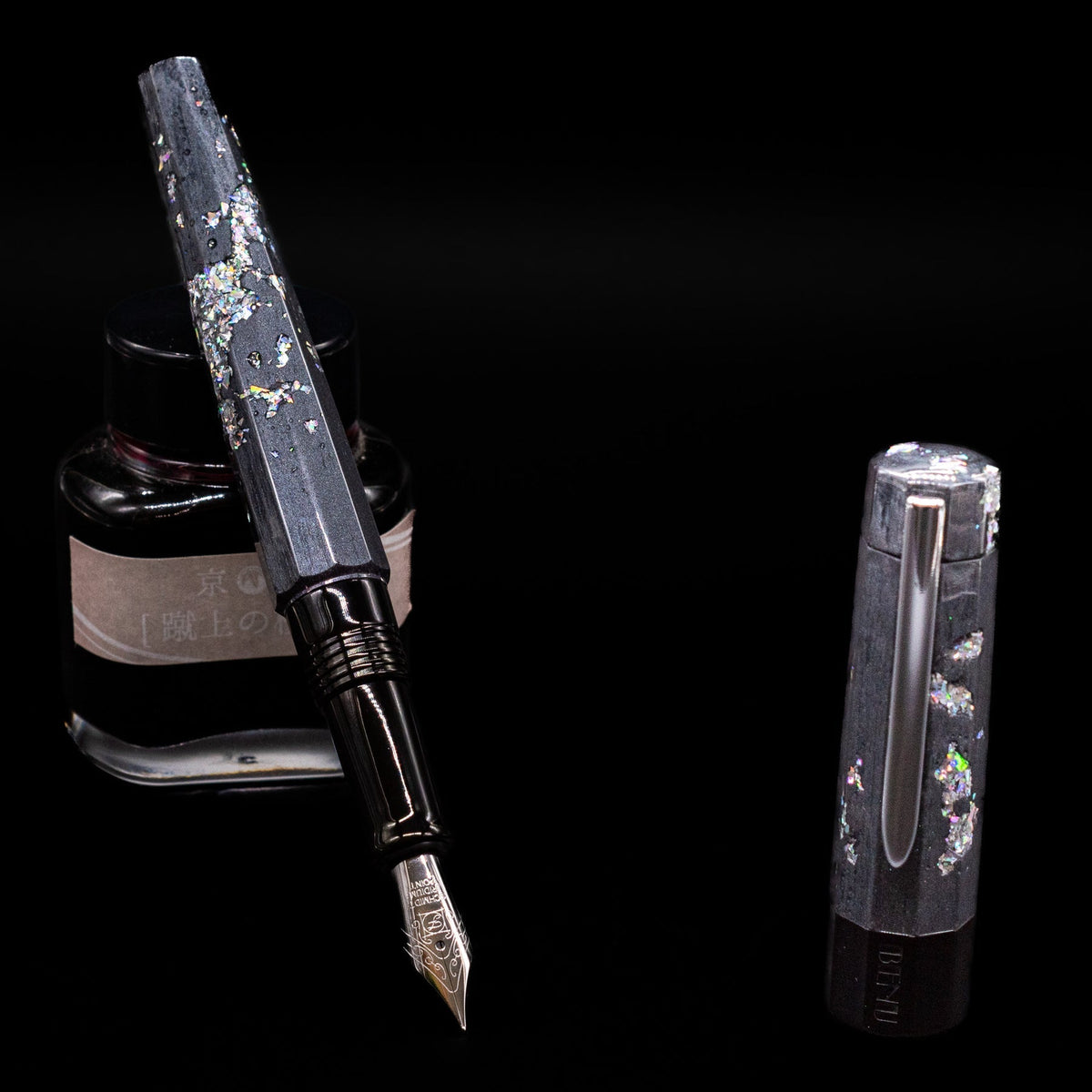 BENU Penna stilografica Euphoria gunmetal, Caviar