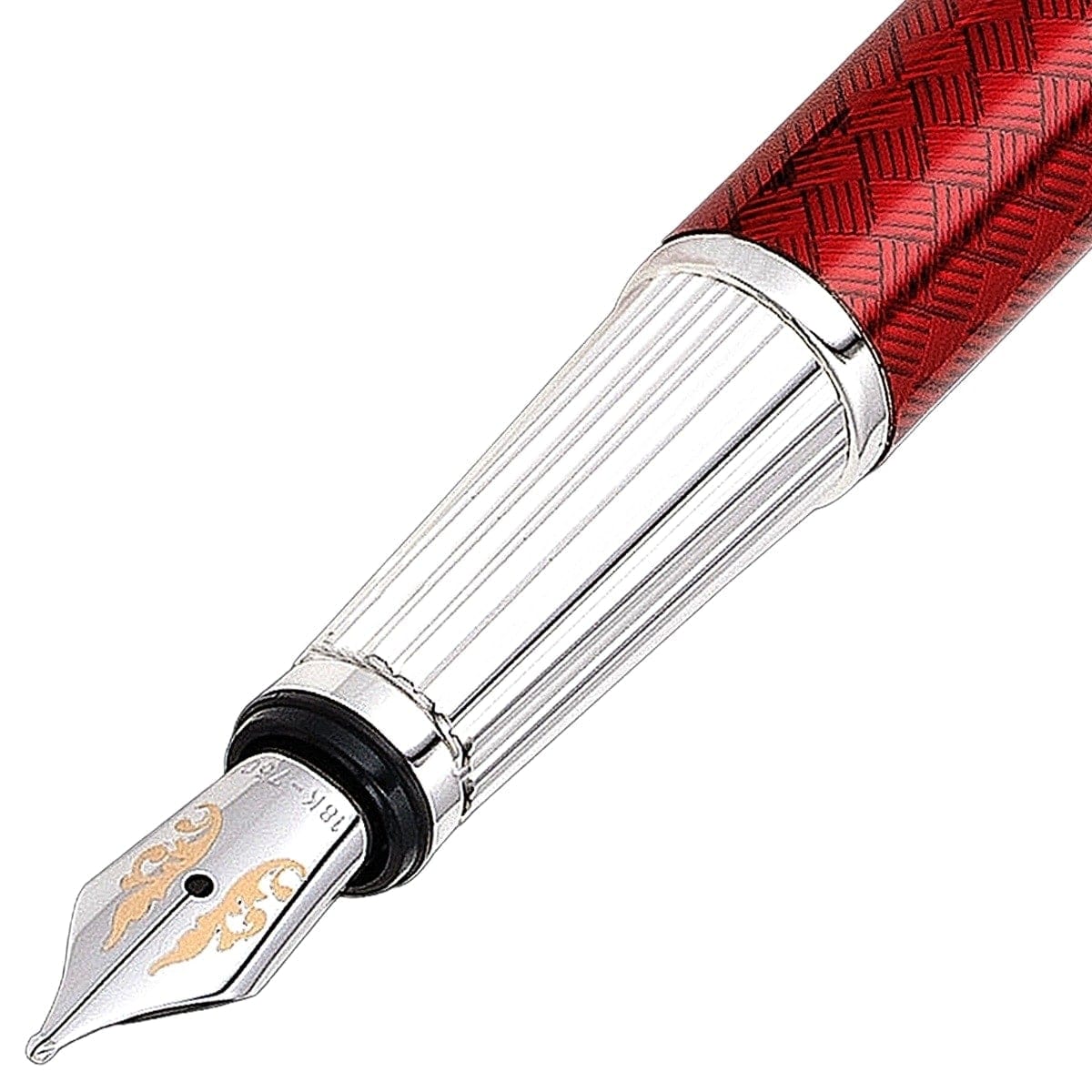 Bossert & Erhard Penna stilografica Feelings Inspiration, 18Kt, Rosso