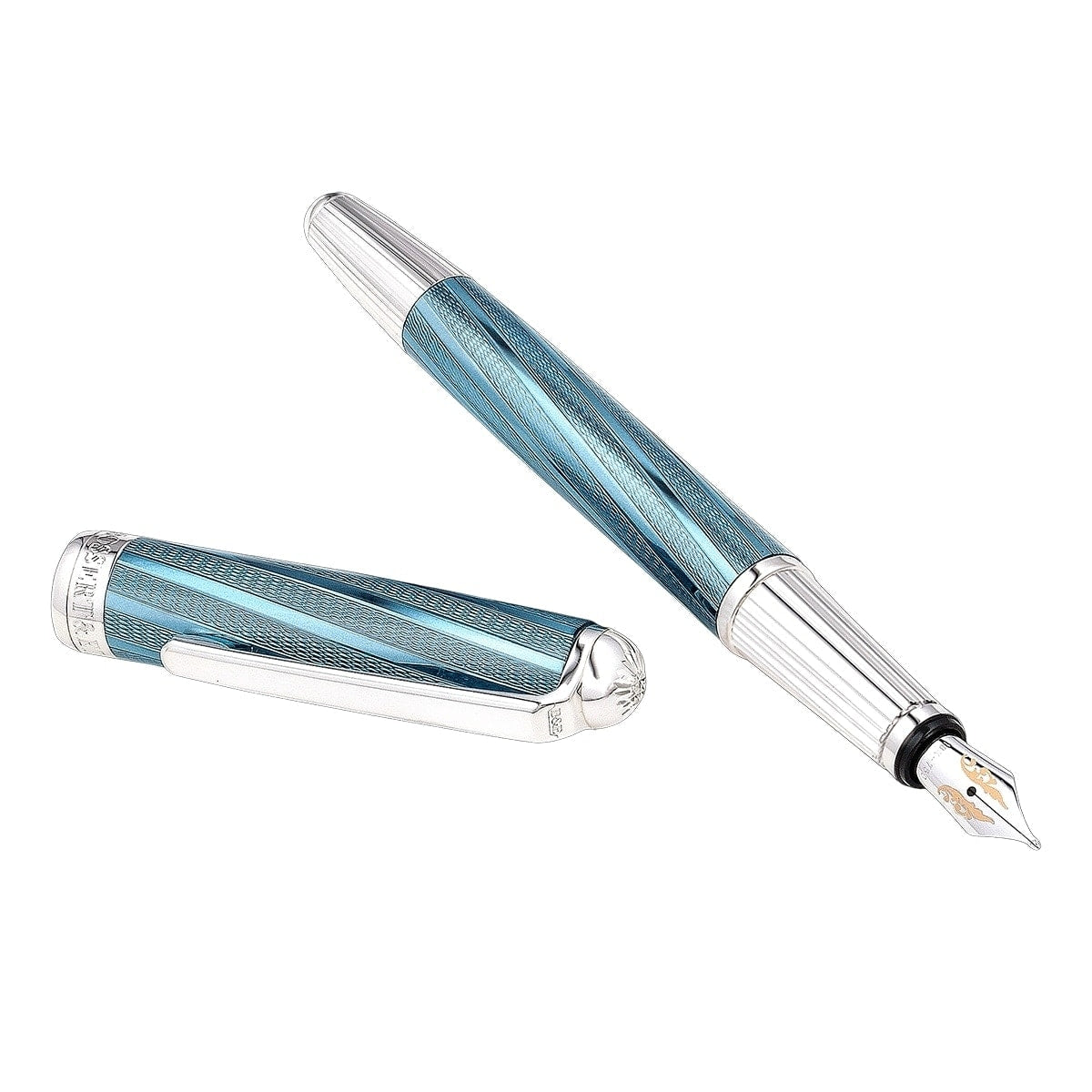 Stilografica Bossert & Erhard Feelings Inspiration, 18Kt, Ice Blue