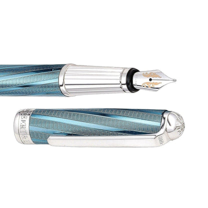 Stilografica Bossert & Erhard Feelings Inspiration, 18Kt, Ice Blue