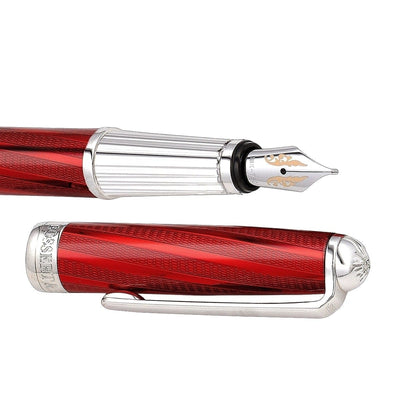 Bossert & Erhard Penna stilografica Feelings Inspiration, 18Kt, Rosso