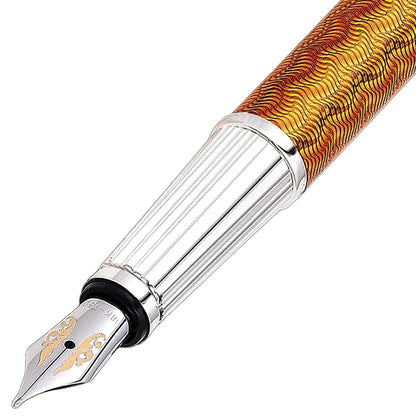 Bossert & Erhard Füller Feelings New Wave, 18Kt, Cognac