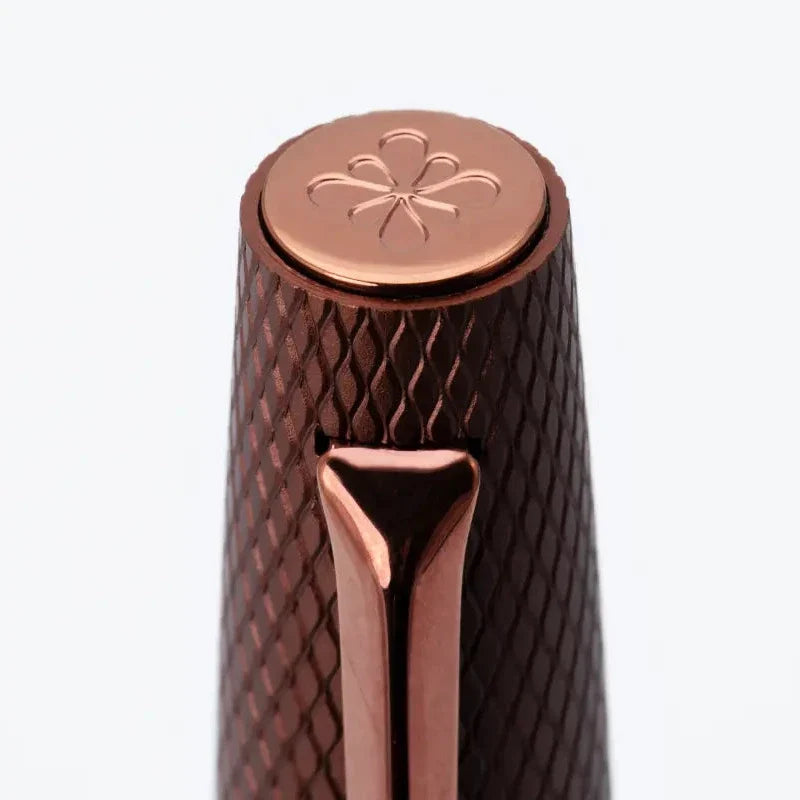 Penna a sfera Diplomat Viper Guilloche Marrone