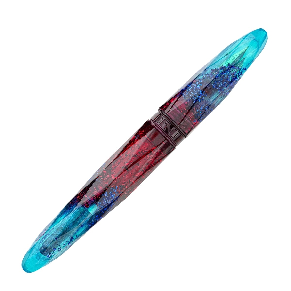 BENU Füller Briolette gold, Fiery Azure