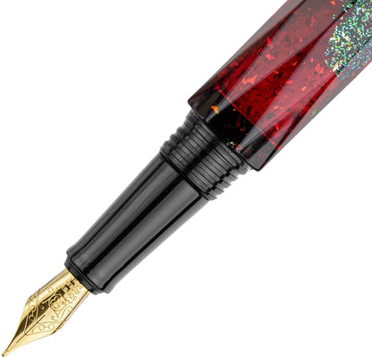 BENU Füller Briolette gold, Ruby Forest