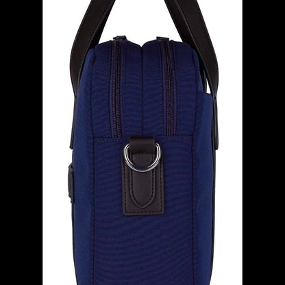 BUGATTI, borsa business, blu navy