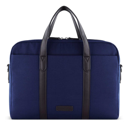 BUGATTI, borsa business, blu navy