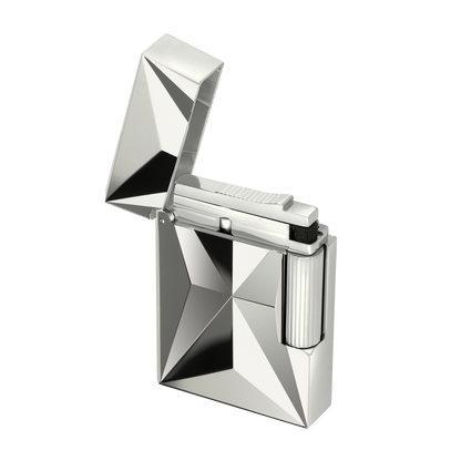 ST Dupont Feuerzeug Ligne 2 Fire X, Palladium, Ltd. Edt., Silver