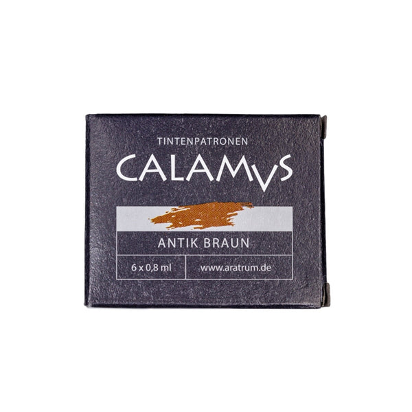 CALAMUS, Cartouche d'encre, Encre de Chine liquide, solution de colorant antique brun